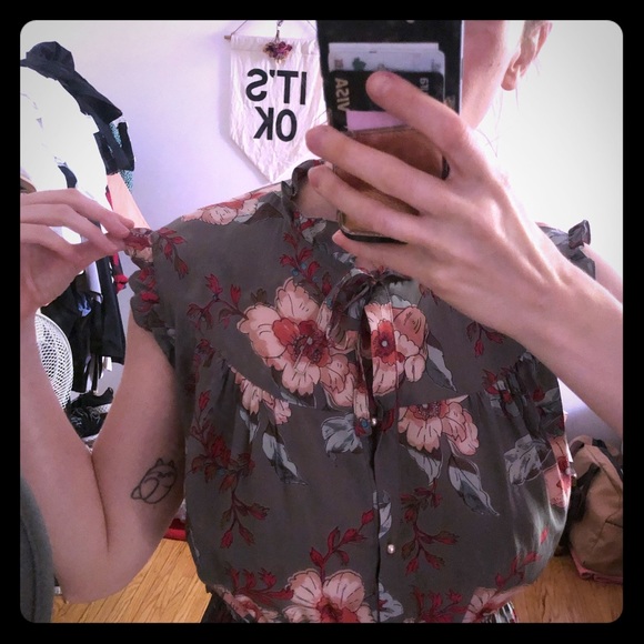 Deborah Sweeney Floral Silk Midi Dress - Picture 2 of 2